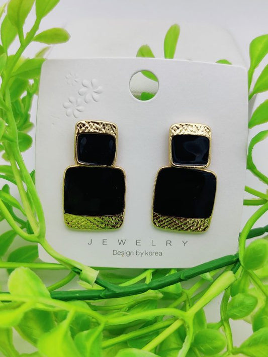 Imported Geometric Glamorous Earrings – Bold Style Redefined!